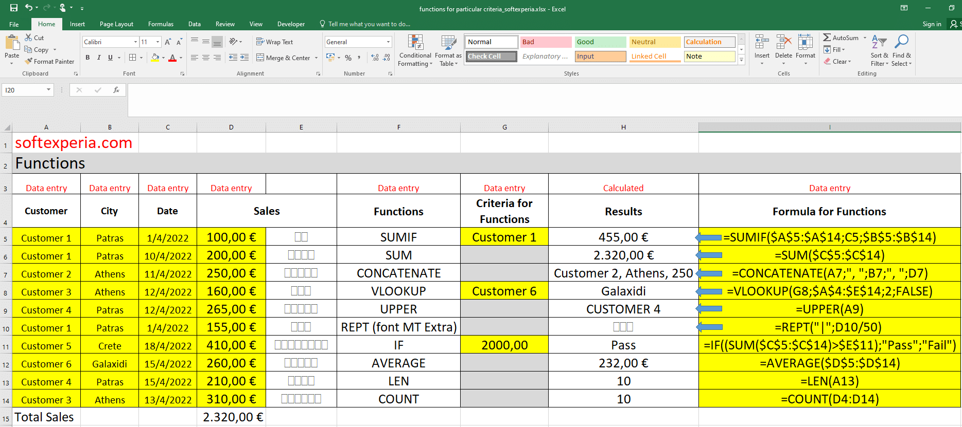Excel formulas you should know Mindstorm