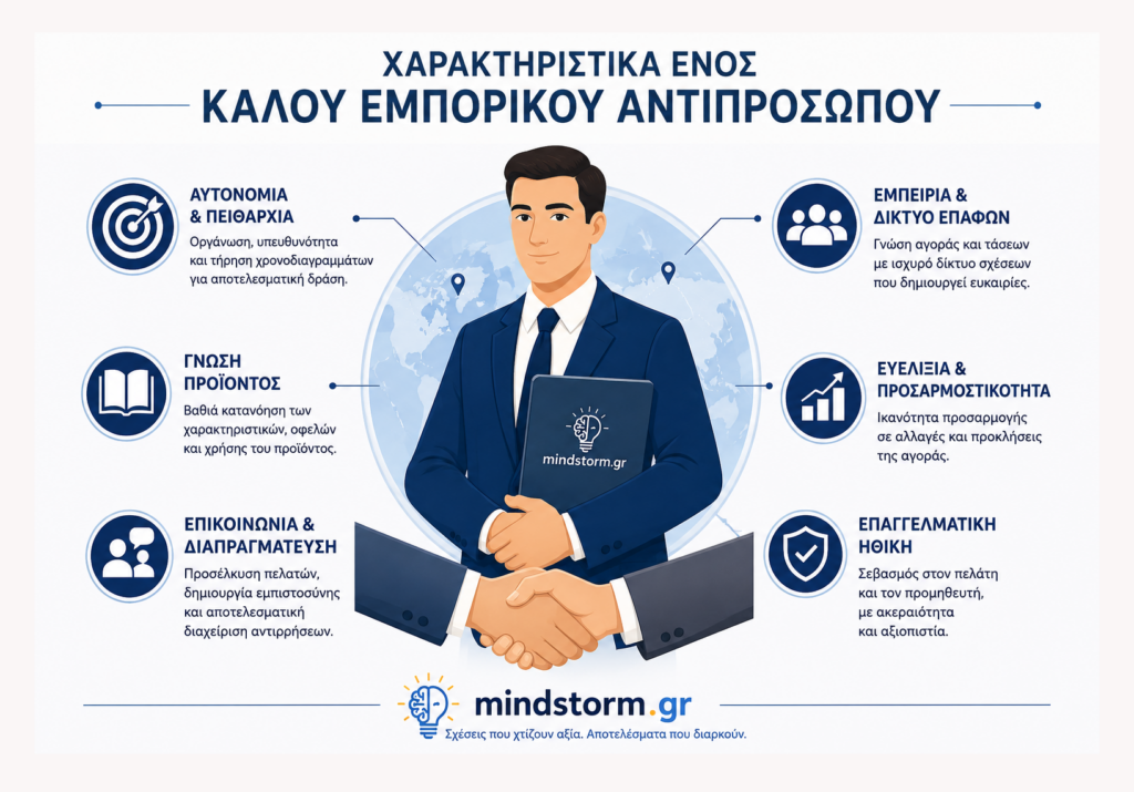 Χαρακτηριστικά καλού αντιπροσώπου