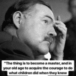 The thing is to become a master