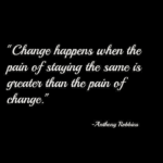 Change happens
