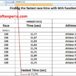 Finding the fastest race