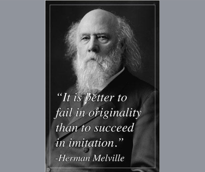 Τι είναι καλύτερο; Η αποτυχία στο να είσαι ο ευατός σου ή η επιτυχία στο να είσαι κάποιος άλλος;