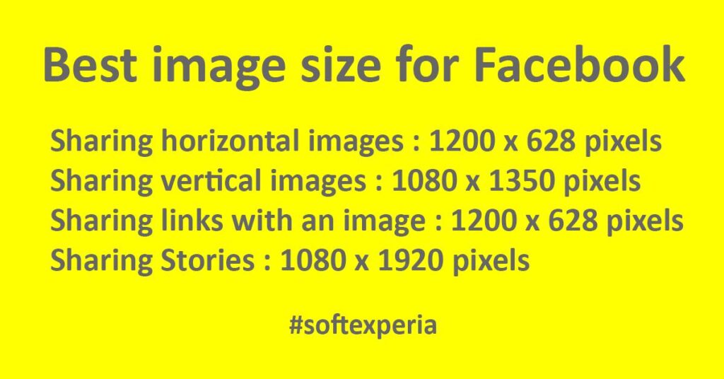 Best image size for facebook