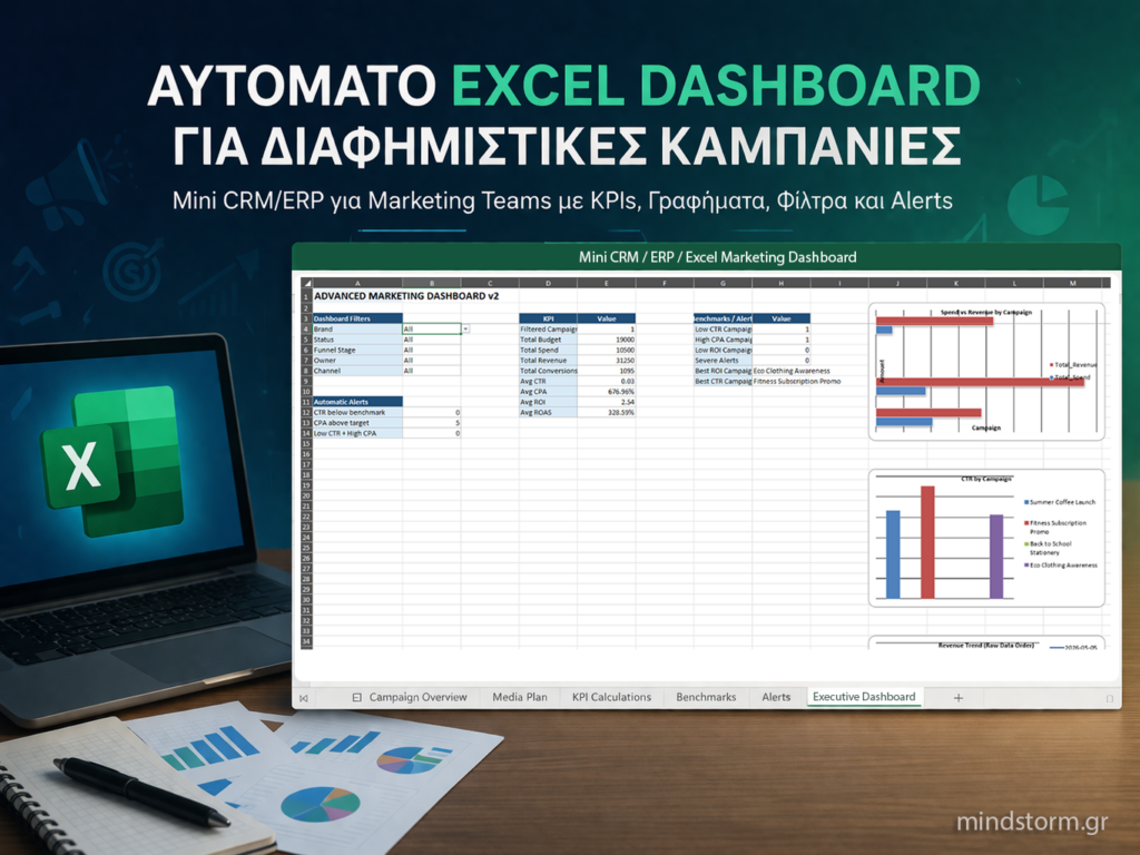 Excel Marketing Dashboard