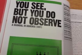 You see, but you do not observe