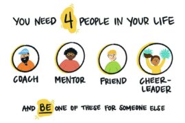 You need 4 people in your life