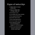 Maturity