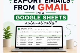 Export Emails from Gmail into Google Sheets