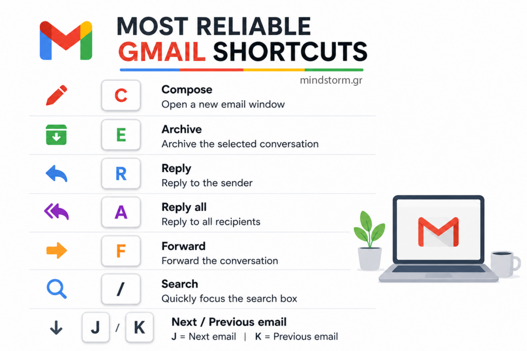 GMAIL SHORTCUTS