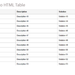 Excel to HTML Table