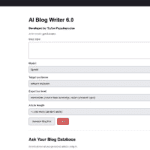 AI Blog Writer 6.0