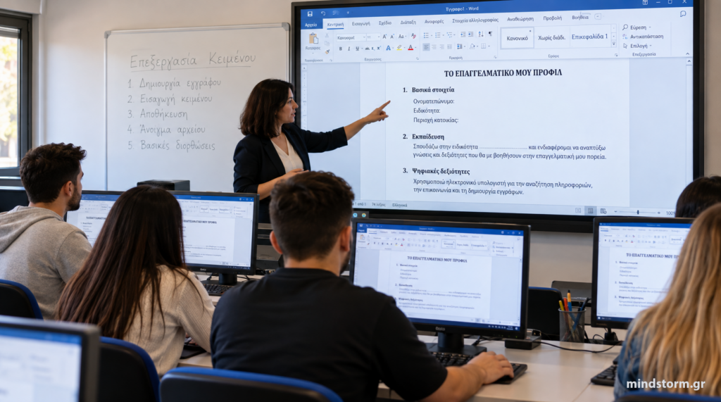 Word Training in a Modern Classroom