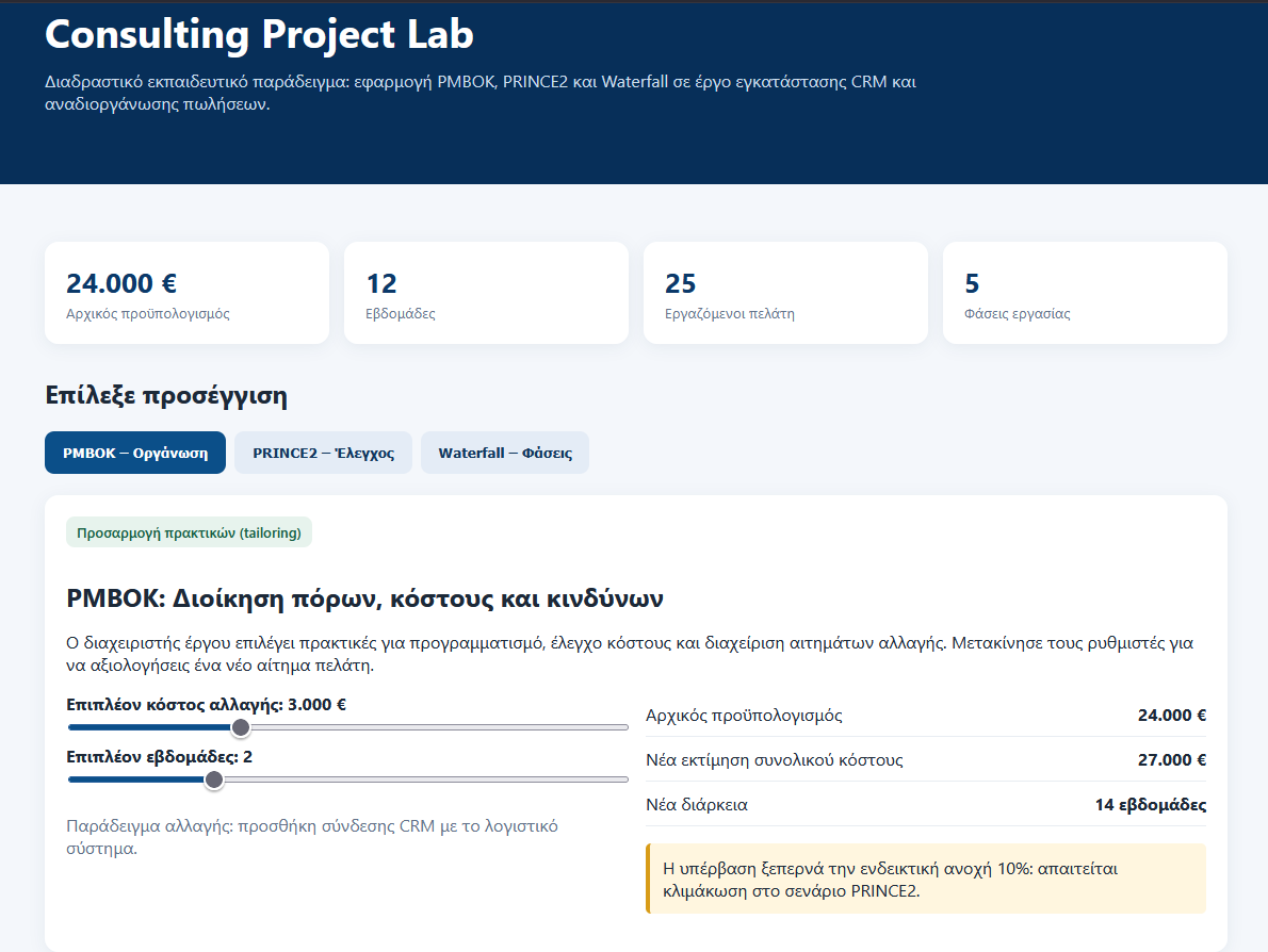 Consulting Project Lab
